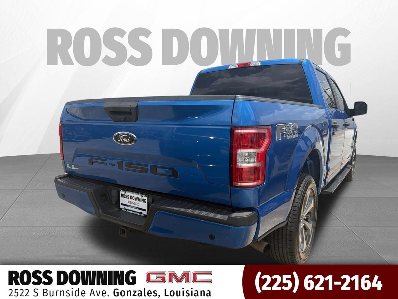 2019 Ford F-150 XL in Blue — front three-quarter view