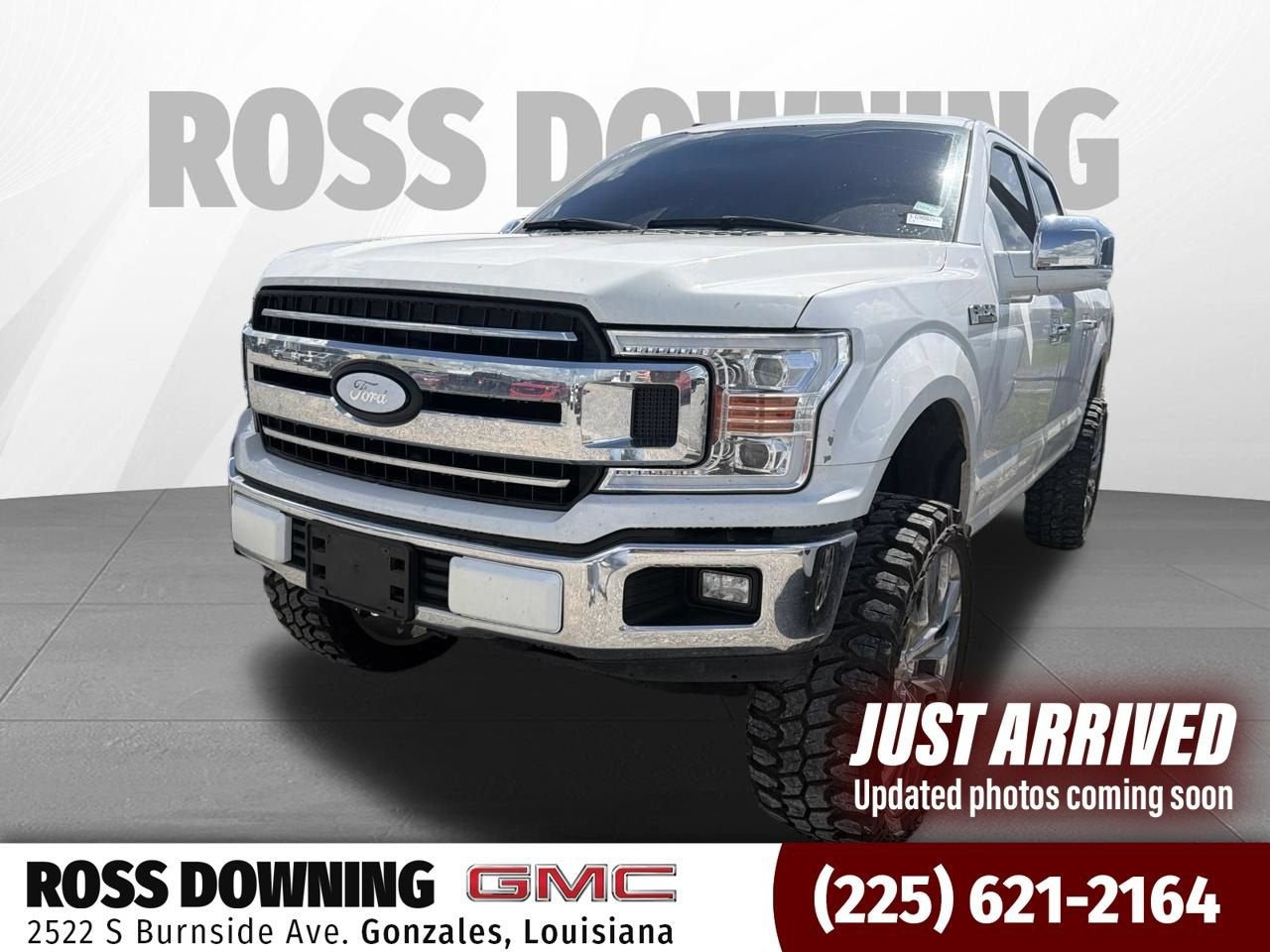 2018 Ford F-150 XL in White — front three-quarter view