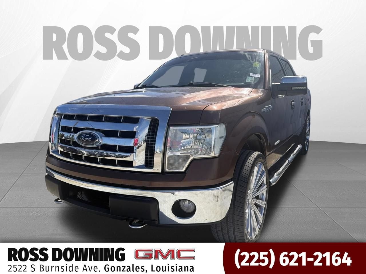 2012 Ford F-150 XL in Red — front three-quarter view