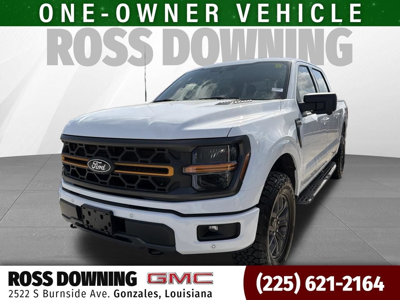 2025 Ford F-150 Tremor in White — front three-quarter view