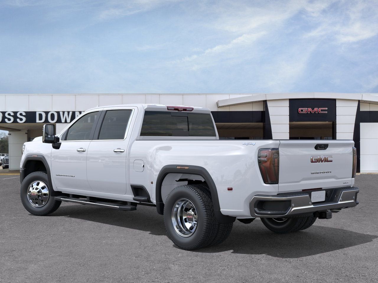 2026 GMC Sierra 3500 HD — rear three-quarter view