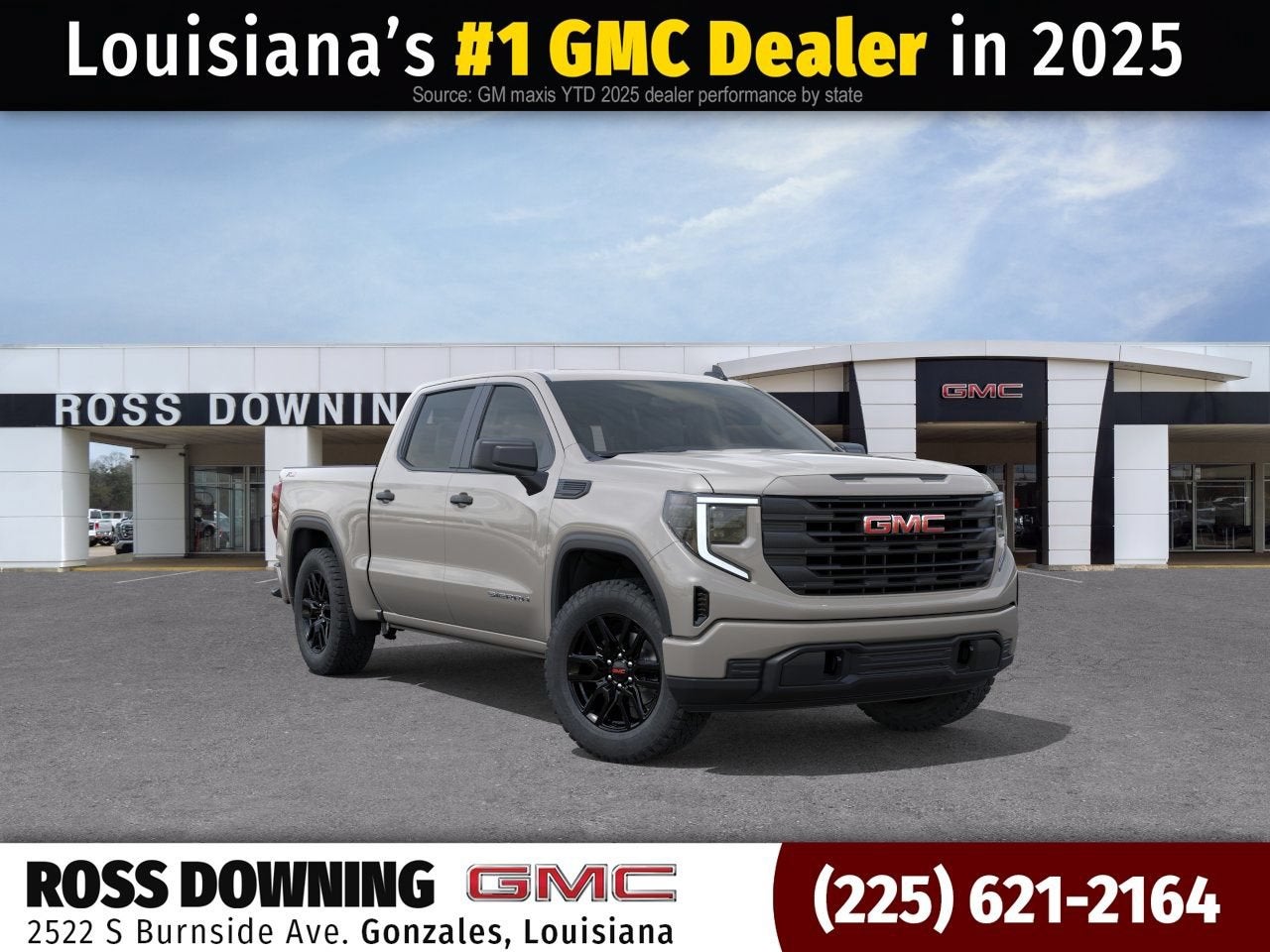2026 GMC Sierra 1500 Pro in Coastal Dune — front three-quarter view