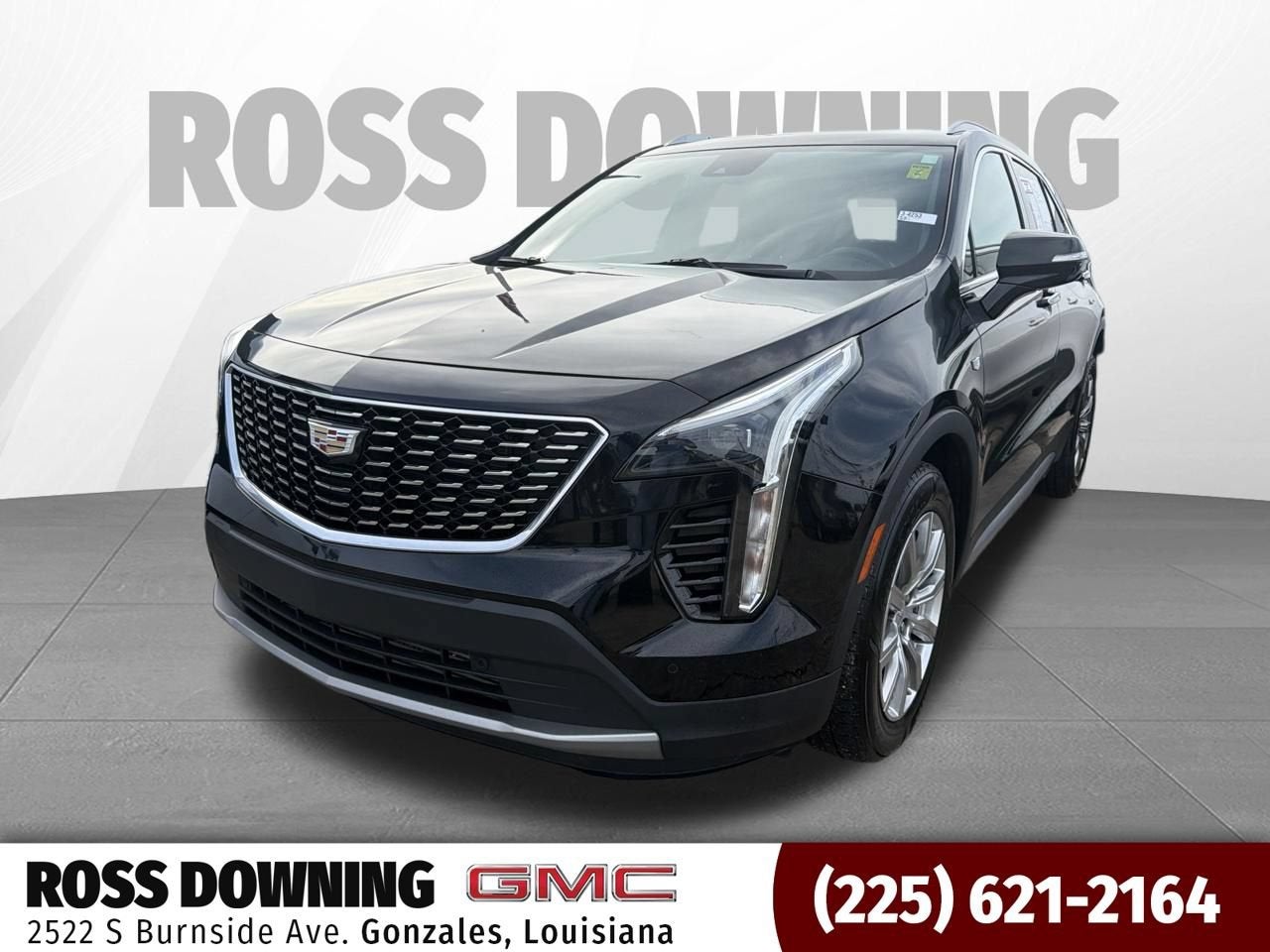 2023 Cadillac XT4 Premium Luxury in Stellar Black Metallic — front three-quarter view