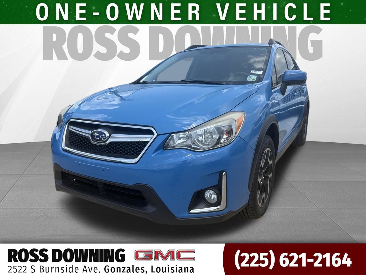 2016 Subaru Crosstrek 2.0i Premium in Blue — front three-quarter view